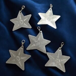 ⛓️New Vintage⛓️ 10 Pair of Maharani Tribal Star Charms